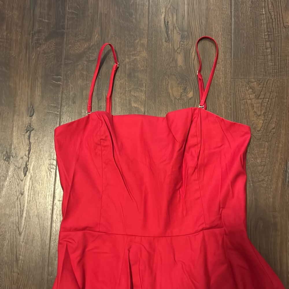 NWOT Reformation Red Midi Dress - Picture 7 of 14